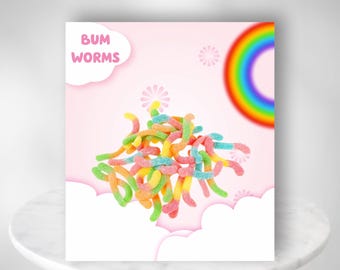 Bum Worms | Party Favors