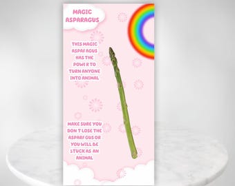 Asparagus Party Favor