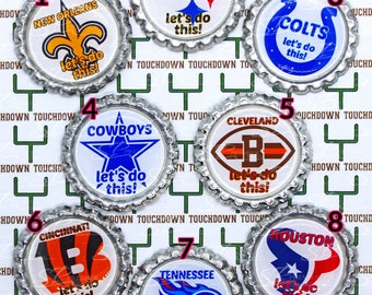 nfl bottle caps