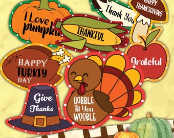 Thanksgiving Lacing Cards