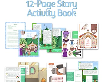Hansel and Gretel 12 Page Downloadable Printable Story Book