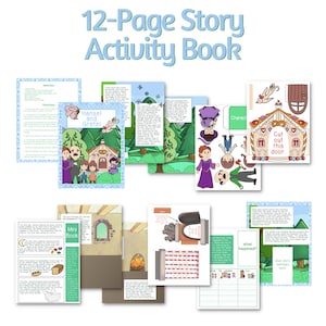 Hansel and Gretel 12 Page Downloadable Printable Story Book
