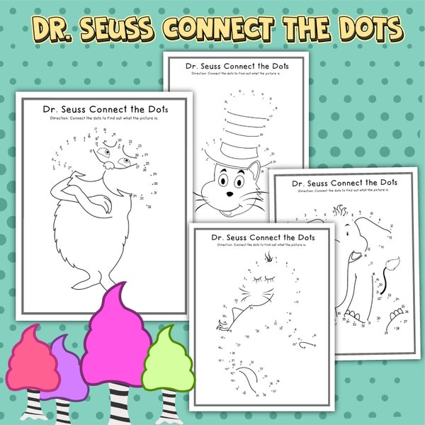 Dr. Seuss Connect the Dots Printable