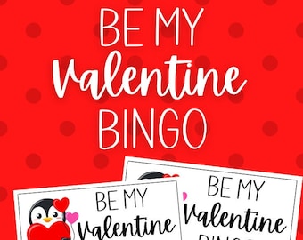 Bingo de la Saint-Valentin pour les enfants d'âge préscolaire
