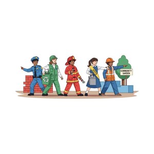 Community Helpers Printable Hats image 3