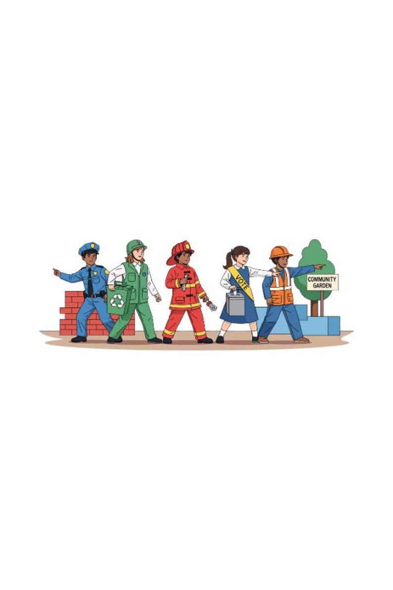 Community Helpers Printable Hats image 3