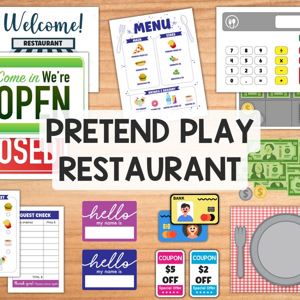 Digital Printable Restaurant Download