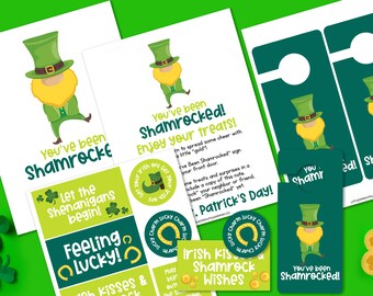 You've Been Shamrocked! Printable Graphics