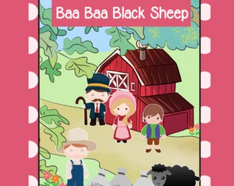 Baa Baa Black Sheet Activity Story Book