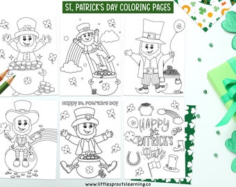 St. Patrick's Day Leprechaun Coloring Pages