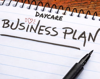 Daycare Business Planning Worksheet PDF Printable
