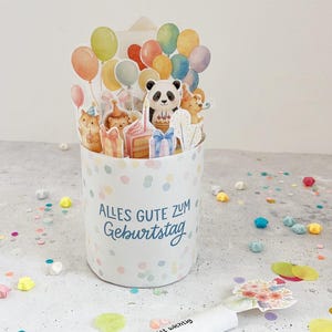 duplo Banderole „Geburtstag“ für Gutscheine und Geldgeschenke – Vorlage zum Ausdrucken | Geburtstagsgeschenk | Kindergeburtstag
