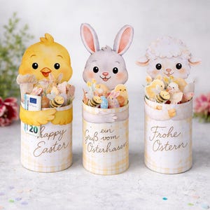 duplo Banderole „Osterfiguren“ – Vorlage zum Ausdrucken | Ostergeschenk | Bastelvorlage | Druckvorlage | Mitbringsel | Kleinigkeit Download