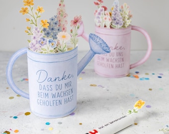 duplo Banderole „Kita-Abschied“- Vorlage zum Ausdrucken Abschiedsgeschenk Druckvorlage  für Erzieherinnen Danke, beim Wachsen geholfen hast