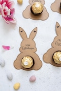 Druckvorlage Osterhasen Verpackung Vorlage zum Drucken Ostern Kleinigkeit zum Verschenken Bastelvorlage, PDF, Ferrero Rocher Download product logo