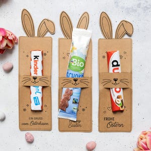 Druckvorlage Mitbringsel, Vorlage zum Drucken, Ostern, Kleinigkeit zum Verschenken, Bastelvorlage, PDF, digitaler Download Geschenkidee