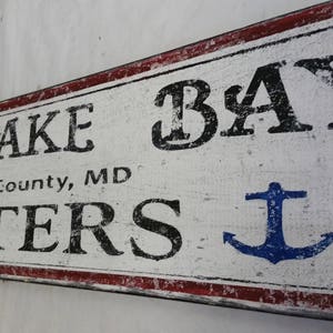 Chesapeake Bay Oysters Wood Sign Handmade Wooden Decor image 2