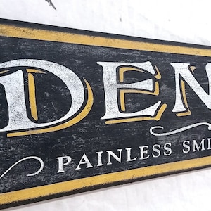 Dentist Sign Antique style - Handmade Wooden Decor