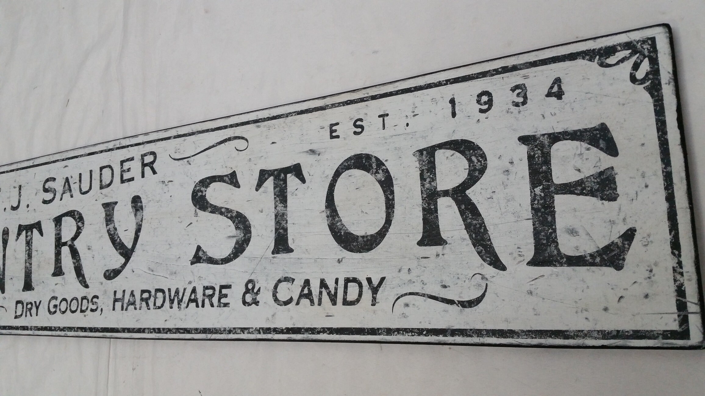 Rustic Country Store Wood Sign - Antique Style Wood Decor - Etsy