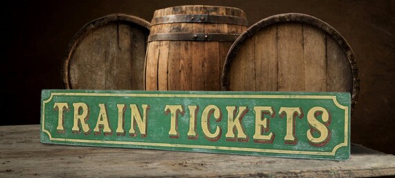 Rustic Welcome To The Train Station Wood Sign – 12x6 Inches, Vintage Wall Art With Hemp Rope For Hanging - View #8