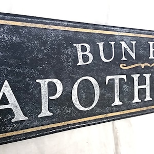 Apothecary Wood Sign Handmade - Personalize your own!