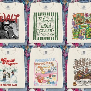 Vintage Theme Park Adventure PNG Bundle, Cute Cartoon Inspired Graphics, Fantasy Vacation Designs, Retro Travel Clipart, Digital Download