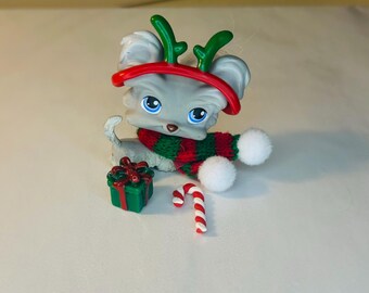 Figurine Littlest PetShop Chien Shih Tzu Yorkie #6 - Animal Miniature - Occasion