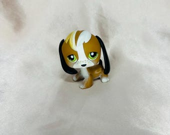 Figurine Littlest Pet Shop (LPS) #77 - Chien Beagle Hasbro - Occasion