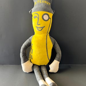 Mr Peanut Plush Toy - Etsy