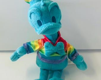 Disney Standard Pride Donald Duck plush stuffed animal