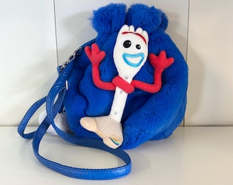 Disney Parks Toy Story 4 Forky plush crossbody bag