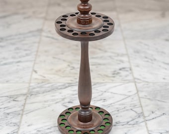 Wooden Cane Stand Holder – 20 Slot Floor Standing Cane Rack, 27 Inch Organizer