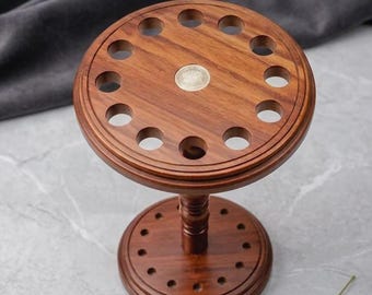 Solid Wood Cane Stand Holder – 22 Inch Walking Stick Rack Organizer