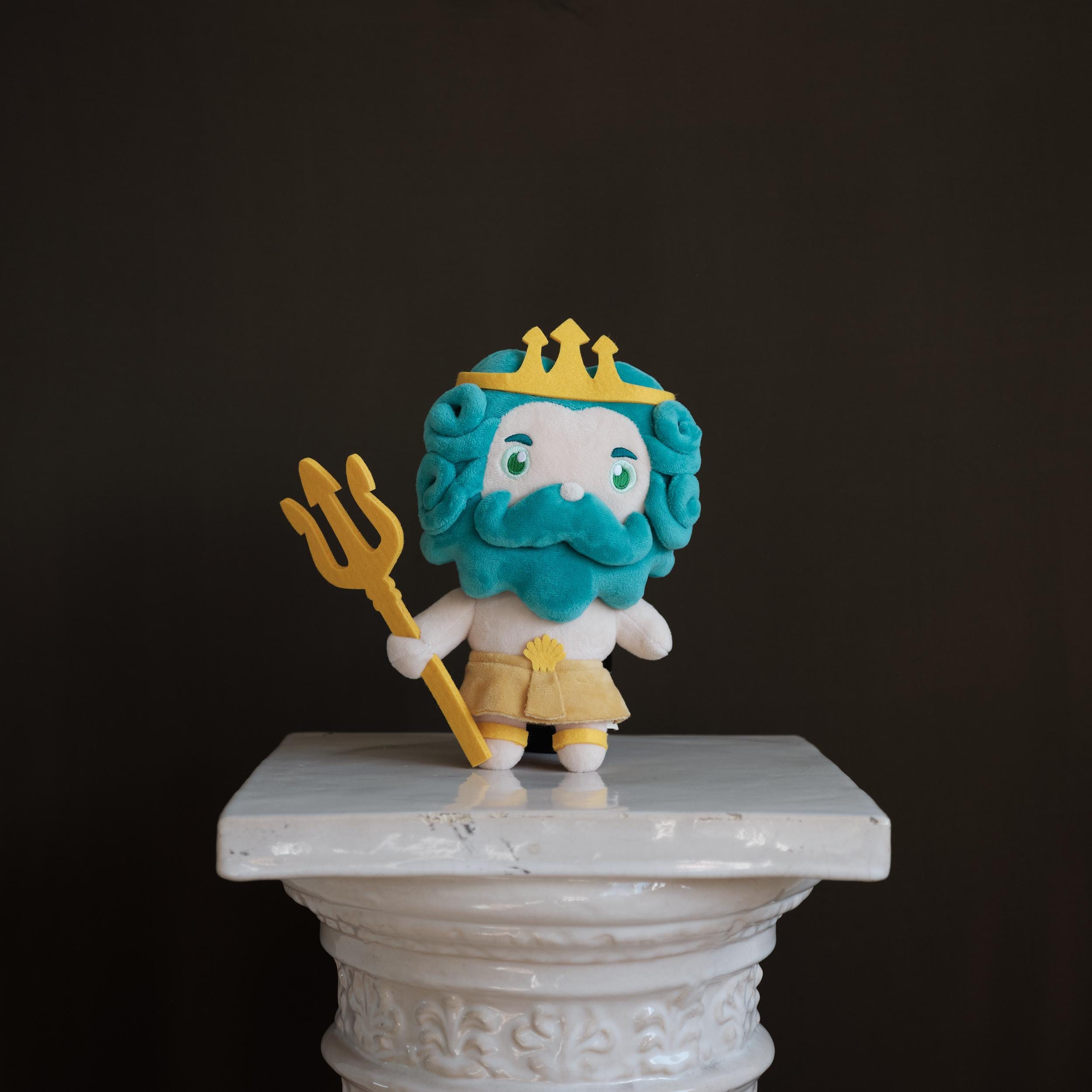 コレクションシリーズcroesus×poseidon Poseidon - the Earthshaker Plushie (10in) Bespoke Plushie With