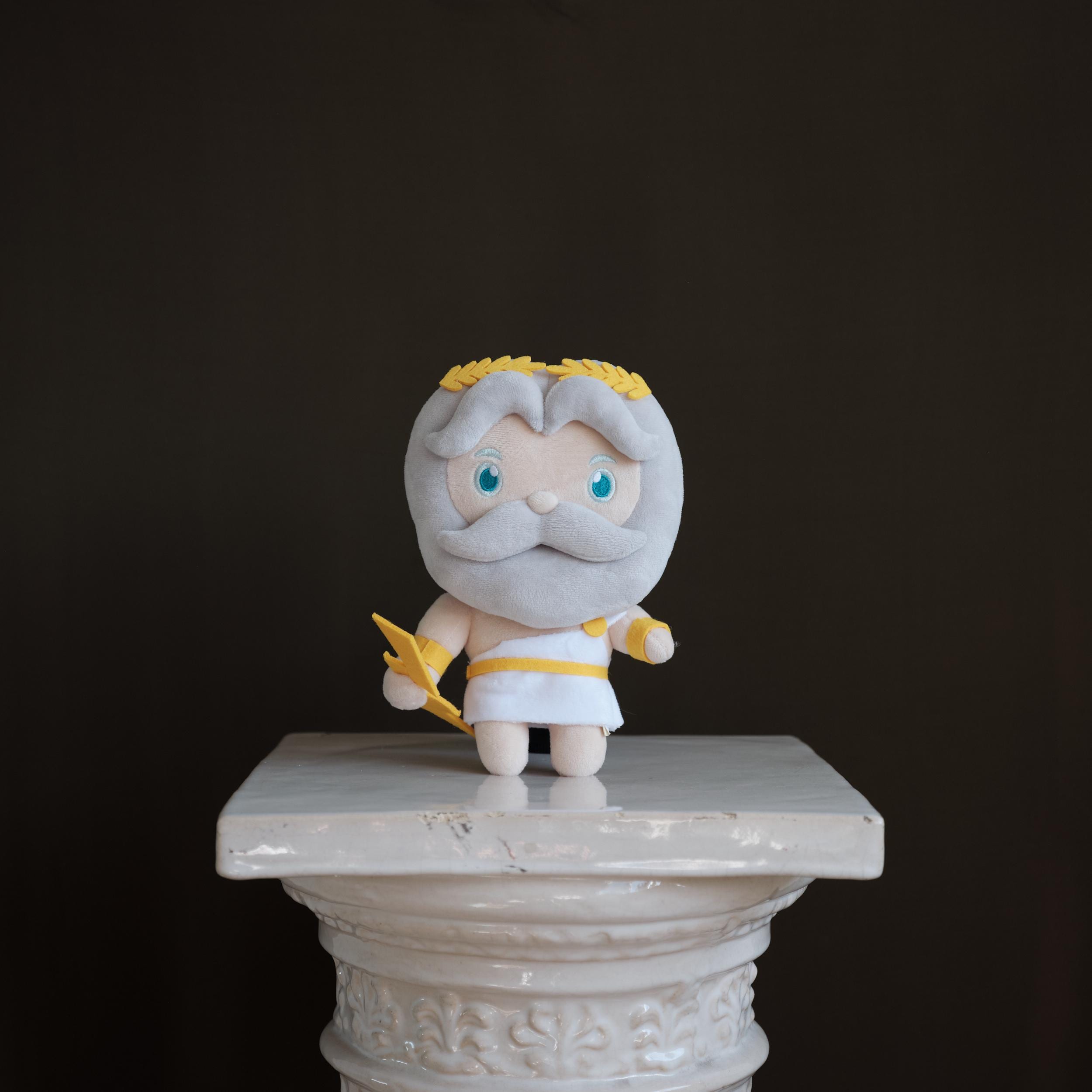 ◇ZEUS◇KING◇24k◇金粉入り◇ロッド◇オーダー◇未使用◇一点物◇限定◇ Zeus - King of the Gods Plushie (10in) Bespoke Plushie With