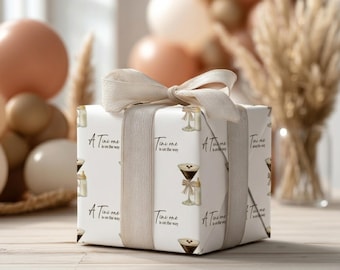 Papel de regalo para baby shower / Papel de regalo unisex (¡Un pequeñín está en camino!)