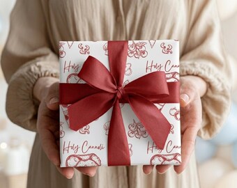 Papel de regalo para baby shower con temática de cannoli / Papel de regalo con temática italiana
