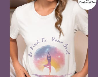 Yogaälskare-t-shirt, meditationströja, självvårdsgåva, yogainstruktörsgåva, självkärlekströja
