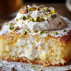 Zitronen-Pistazie-Ricotta-Wolkenkuchen Rezept (Digitaler Download)