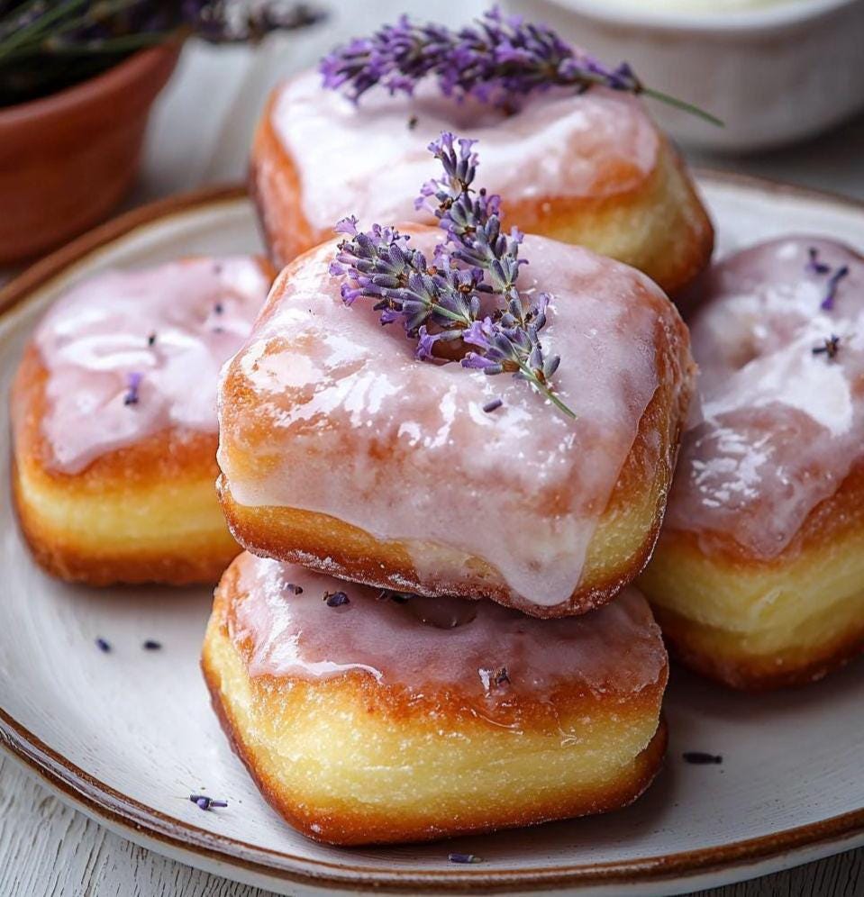 Beignets Printable Lavender Vanilla Bean Beignets Recipe: Elegant French Donuts (printable ...