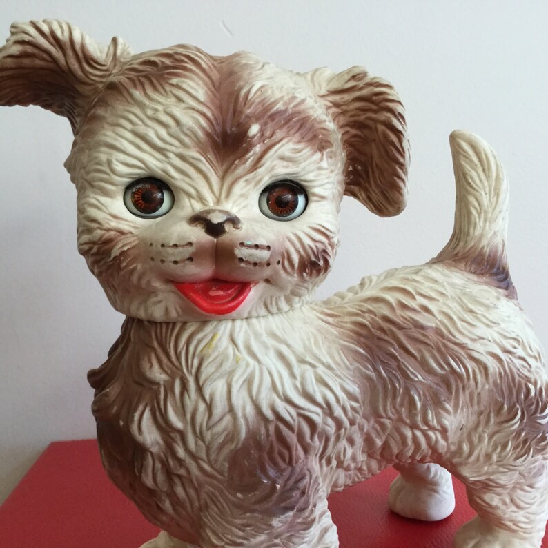 Vintage Edward Mobley Rubber Dog Etsy