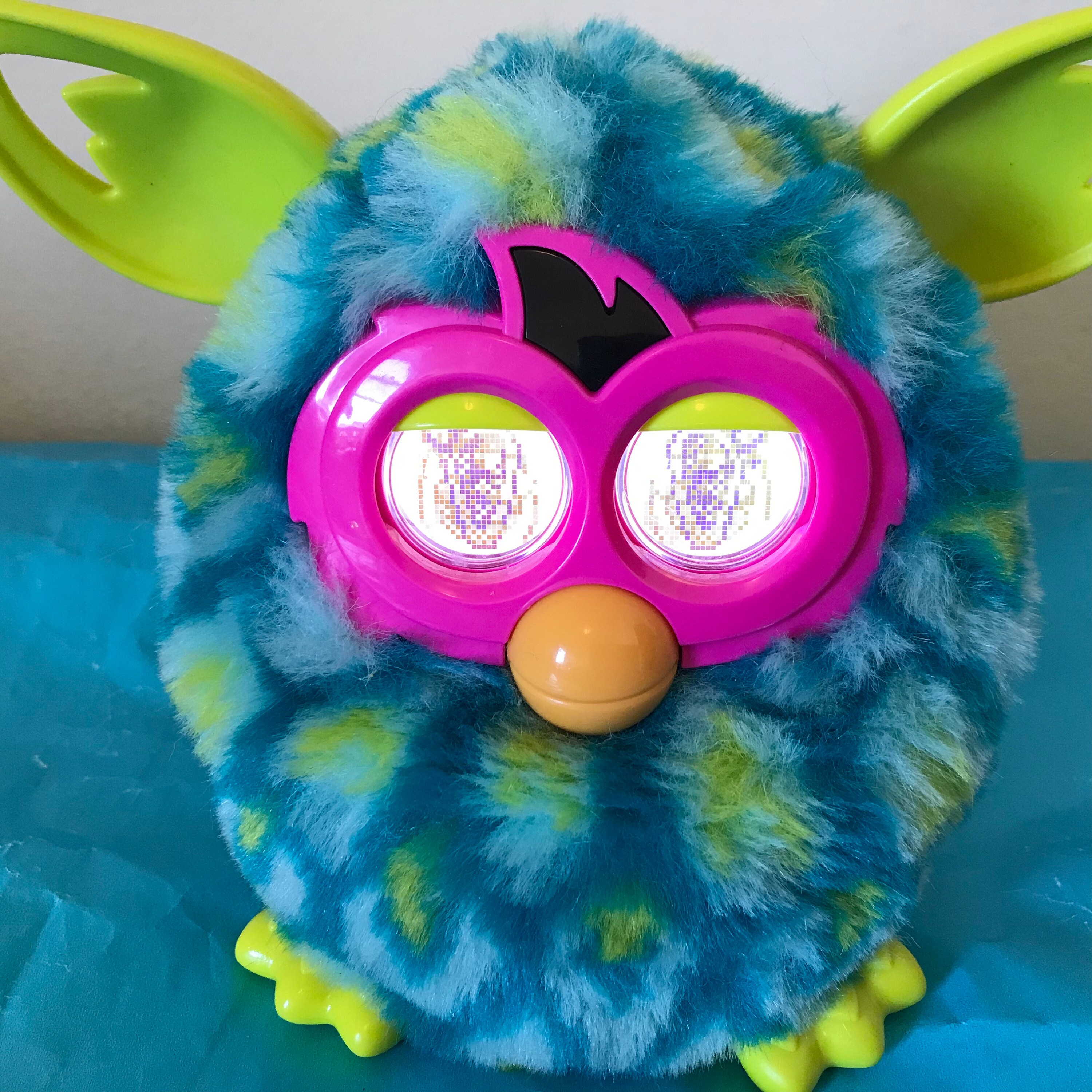 Vintage Blue and Green Furby - Etsy