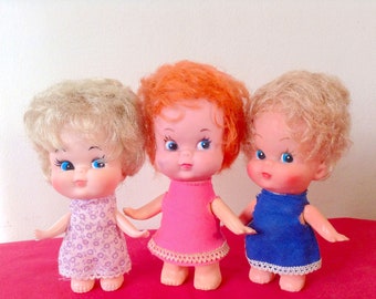 Vintage Pee Wee Dolls 1970s