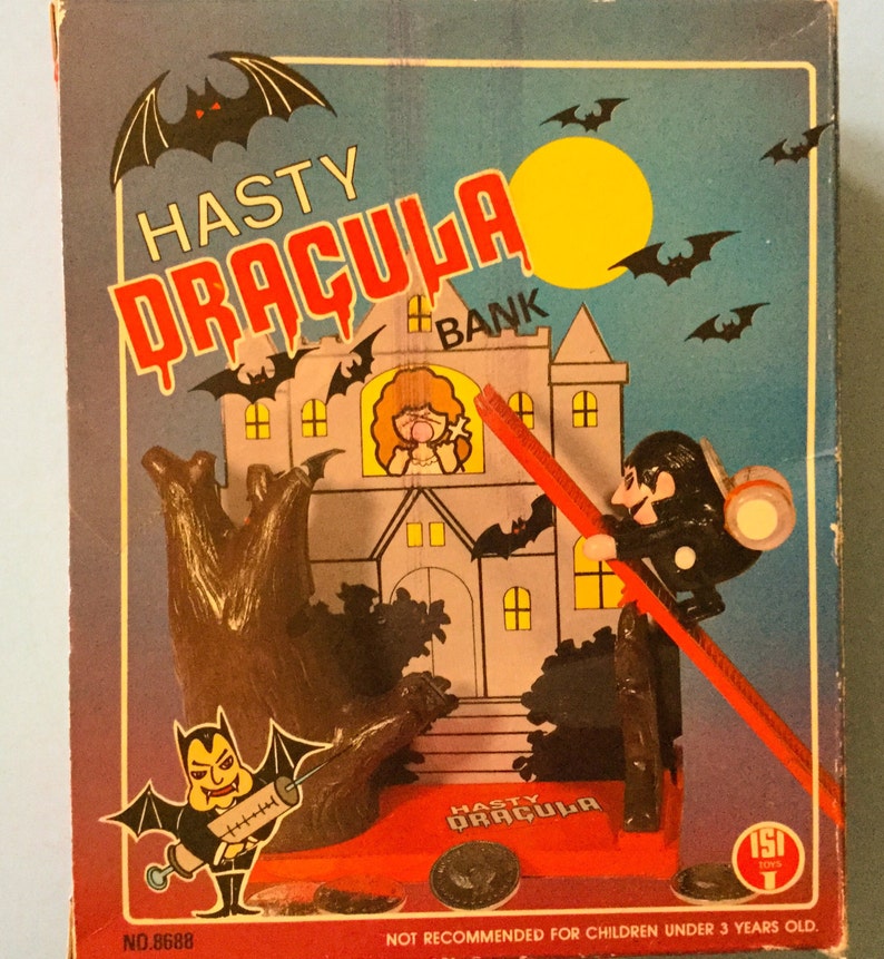 Vintage Climbing Count Dracula Bank 1970s