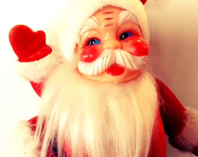 Vintage Santa Doll 1950s Etsy