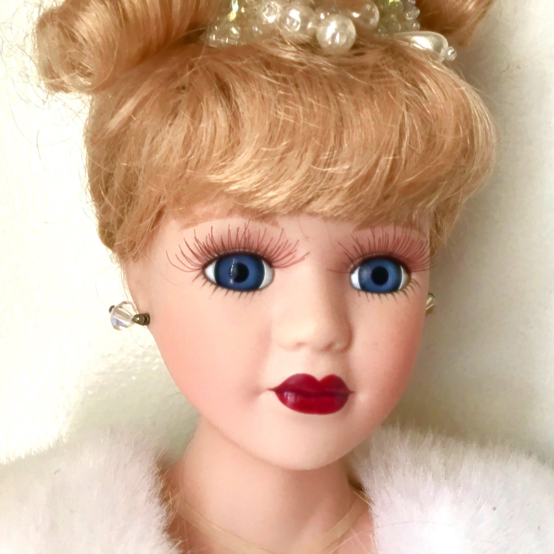 Vintage Brass Key Doll With Swarovski Crystals Etsy