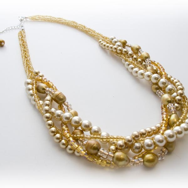 Chunky Golden Statement Necklace