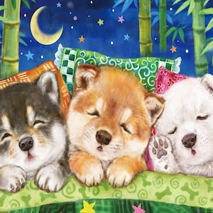 5D DIY Diamond Painting Kit Full Drill, Cute Dog Puppy Mosaic Diamond Kit, Full Drill Square Round