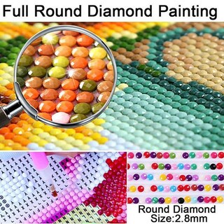 YSCOLOR Diamond Painting Kit 5D Mucca 30x40cm – Tela Rotonda Full Drill Per Adulti E Bambini