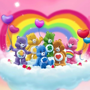 Kit de pintura de diamantes 5D DIY, taladro completo, kit de mosaico de diamantes de dibujos animados de oso cariñoso, taladro completo cuadrado redondo